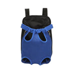S Size Pet Carrier Dog Cat Puppy Front Back Backpack Shoulder Carry Sling Pouch Bag - Blue