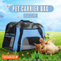 Pet Carrier Bag Portable Large Cat Dog Comfort Tote Travel Bag Airline Approved - Black