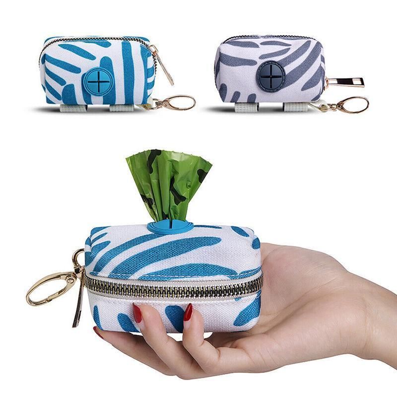 Essential Outdoor Dog Poop Bag Holder for Easy Cleanup - Green