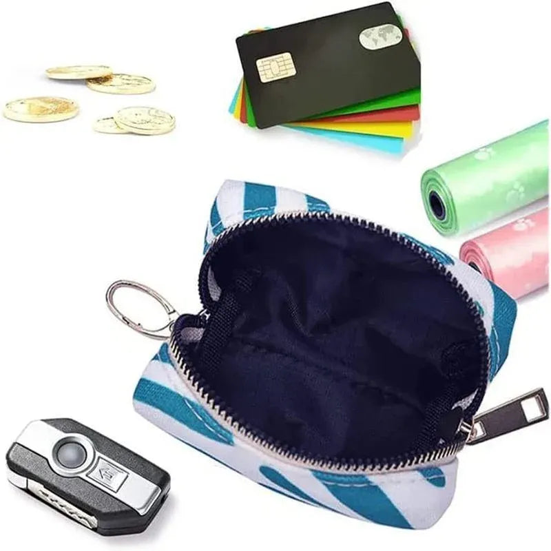 Essential Outdoor Dog Poop Bag Holder for Easy Cleanup - Grey