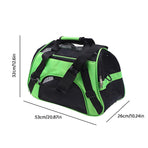 Pet Carrier Bag Portable Large Cat Dog Comfort Tote Travel Bag Airline Approved - Pink