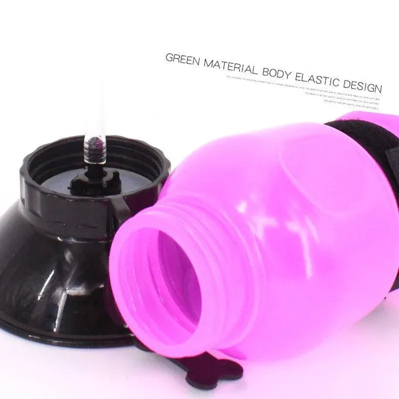 500Ml Dog Cat Water Drinking Bottle Detachable Travel Cup Portable Pet Feeder - Blue