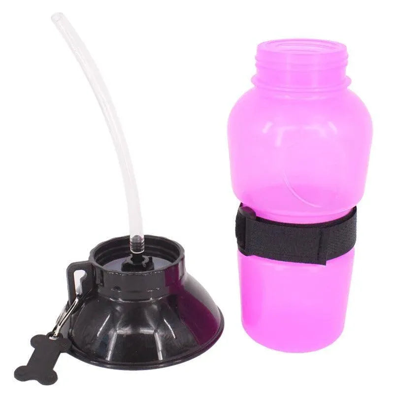 500Ml Dog Cat Water Drinking Bottle Detachable Travel Cup Portable Pet Feeder - Blue