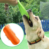 Frisbee Toy for Dogs Outdoor Fetch Training Soft Rubber Pet Flying Disc 18cm - Red