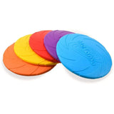 Frisbee Toy for Dogs Outdoor Fetch Training Soft Rubber Pet Flying Disc 18cm - Red - Extra Image