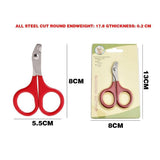 Pet Nail Claw Grooming Scissors Clippers For Dog Cat Bird Rabbit Ferret - Side View