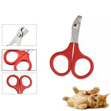 Pet Nail Claw Grooming Scissors Clippers For Dog Cat Bird Rabbit Ferret - 45-Degree Angle