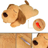 Pet Puppy Cat Soft Plush Toy Heartbeat Sleeping Buddy Dog Behavioral Anxiety Aid - Rear View