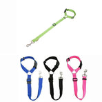 Adjustable Pet Dog Car Clip Lead Harness Strap for Vehicle Travel Restraint Use - Pink, image 3