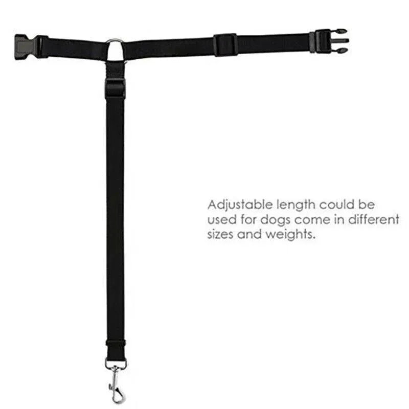 Adjustable Pet Dog Car Clip Lead Harness Strap for Vehicle Travel Restraint Use - Pink, image 6