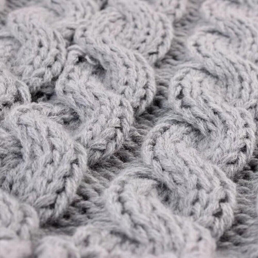 Puppy Dog Jumper Winter Warm Knitted Sweater Pet Clothes Small Dogs Coat Thermal XL - Black