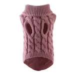 Puppy Dog Jumper Winter Warm Knitted Sweater Pet Clothes Small Dogs Coat Thermal XL - Black