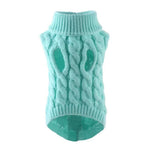 Puppy Dog Jumper Winter Warm Knitted Sweater Pet Clothes Small Dogs Coat Thermal XL - Black
