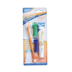 Pet Dog Teeth Cleaning Toothpaste with Toothbrush and Backup Brush Vanilla Flavoured