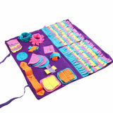 Dog Pet Nose Training Sniffing Pad Toys Blanket Game Feeding Cushion Snuffle Mat - Front View