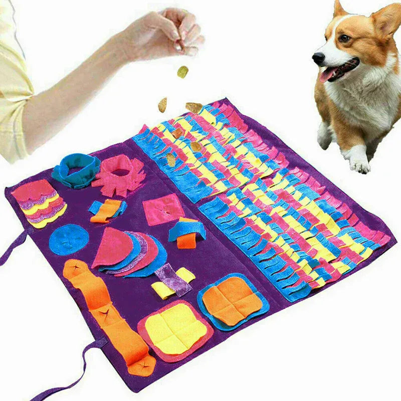 Dog Pet Nose Training Sniffing Pad Toys Blanket Game Feeding Cushion Snuffle Mat
