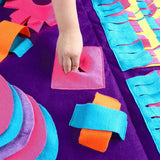 Dog Pet Nose Training Sniffing Pad Toys Blanket Game Feeding Cushion Snuffle Mat - Close-Up Angle