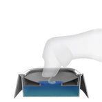 1.5L Pet Water Bowl No-Spill Design Slow Drinking Feeder with Non-Slip Base - Blue