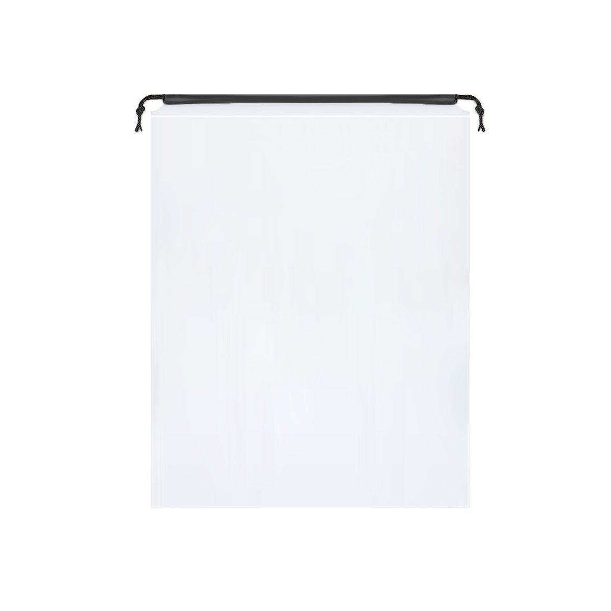 25PCS Portable Travel Shoe Bags Sport Storage Pouch Drawstring Dust Organizer - Black-30*35cm