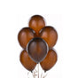 100PCS 10 Inch Latex Balloons Party Decorations Birthday Wedding Balloon Solid Colour - Brown