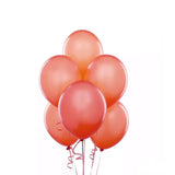 100PCS 10 Inch Latex Balloons Party Decorations Birthday Wedding Balloon Solid Colour - Coral