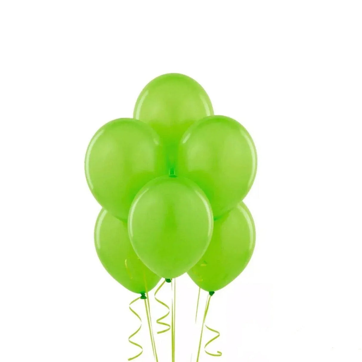 100PCS 10 Inch Latex Balloons Party Decorations Birthday Wedding Balloon Solid Colour - Fruit Green