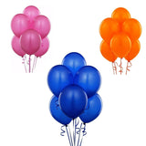 100PCS 10 Inch Latex Balloons Party Decorations Birthday Wedding Balloon Solid Colour - Gamet - Side View
