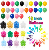 100PCS 10 Inch Latex Balloons Party Decorations Birthday Wedding Balloon Solid Colour - Green - Front View