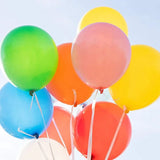 100PCS 10 Inch Latex Balloons Party Decorations Birthday Wedding Balloon Solid Colour - Green - 45-Degree Angle