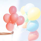 100PCS 10 Inch Latex Balloons Party Decorations Birthday Wedding Balloon Solid Colour - Green - Rear View