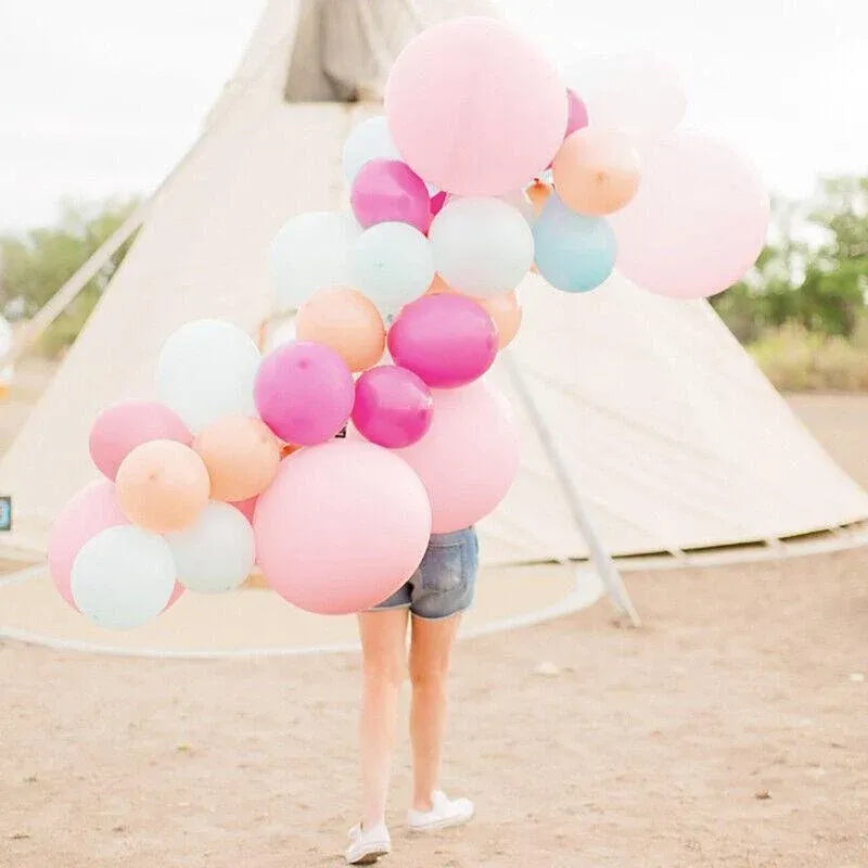 100PCS 10 Inch Latex Balloons Party Decorations Birthday Wedding Balloon Solid Colour - Green