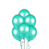 100PCS 10 Inch Latex Balloons Party Decorations Birthday Wedding Balloon Solid Colour - Lake Blue