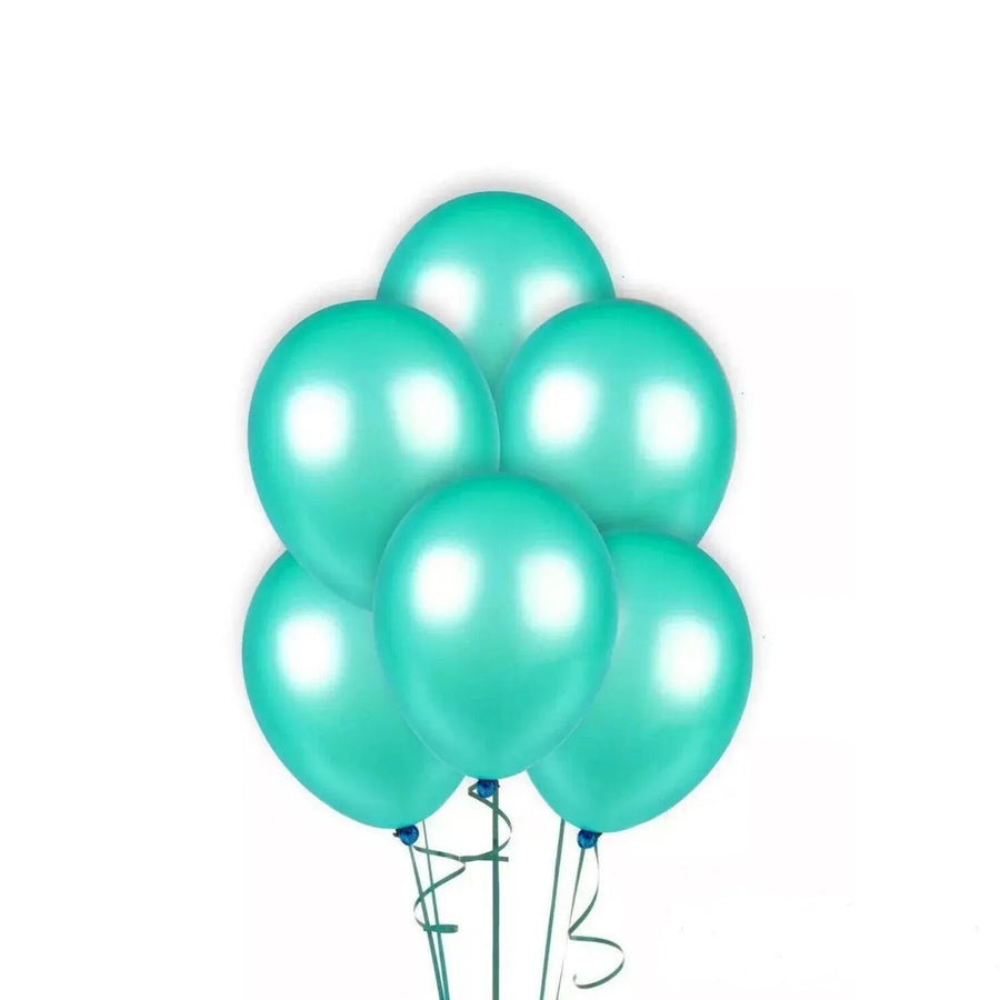 100PCS 10 Inch Latex Balloons Party Decorations Birthday Wedding Balloon Solid Colour - Lake Blue