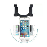 Rear View Mirror Phone Holder 360 Degree Rotation Car Mount for Smartphone - 45-Degree Angle