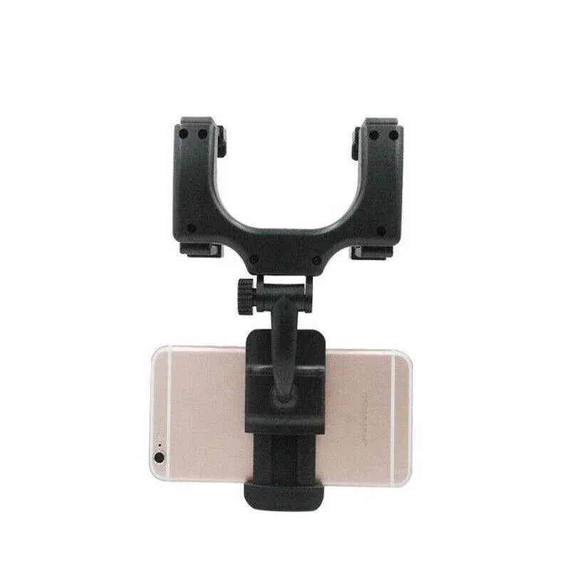 Rear View Mirror Phone Holder 360 Degree Rotation Car Mount for Smartphone