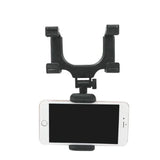 Rear View Mirror Phone Holder 360 Degree Rotation Car Mount for Smartphone - Extra Image