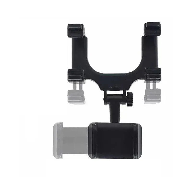 Rear View Mirror Phone Holder 360 Degree Rotation Car Mount for Smartphone