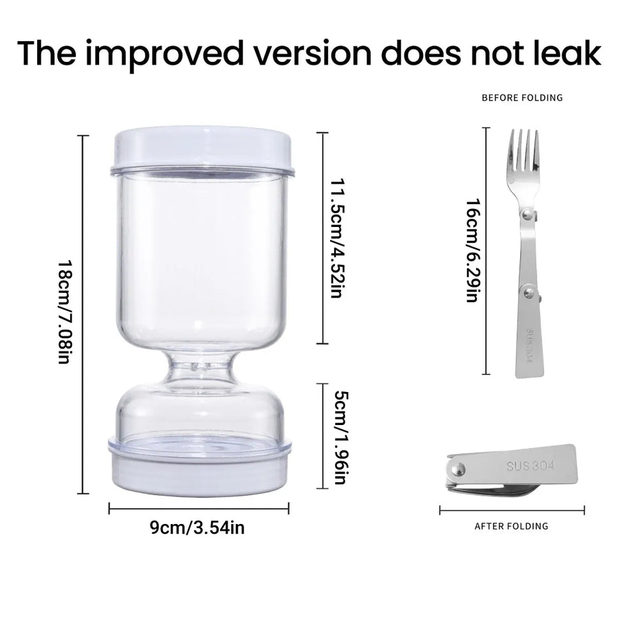 Dry Wet Separation Pickle Jar Airtight Kitchen Preservation Storage Container