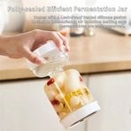Dry Wet Separation Pickle Jar Airtight Kitchen Preservation Storage Container
