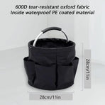 Portable Handheld Collapsible Tool Organizer Storage Box for Home Workshop Tools - Khaki