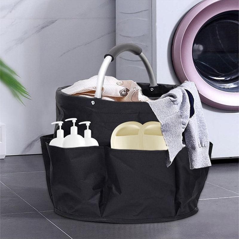 Portable Handheld Collapsible Tool Organizer Storage Box for Home Workshop Tools - Khaki