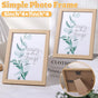 Photo Frame Display Stand Set DIY Wooden Picture Holder 8PCS Desktop Decoration