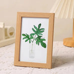 Photo Frame Display Stand Set DIY Wooden Picture Holder 8PCS Desktop Decoration