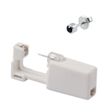 Disposable Sealed Ear Piercing Gun Kit Tool With 316L Stud Bone With Gem 1Pc - Black - Rear View
