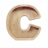 Wooden Piggy Bank Funny Letter or Guitar Coin Saving Money Box A–Z Gift Idea - I - Low Angle