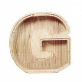 Wooden Piggy Bank Funny Letter or Guitar Coin Saving Money Box A–Z Gift Idea - P - Extra Image