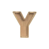 Wooden Piggy Bank Funny Letter or Guitar Coin Saving Money Box A–Z Gift Idea - Y