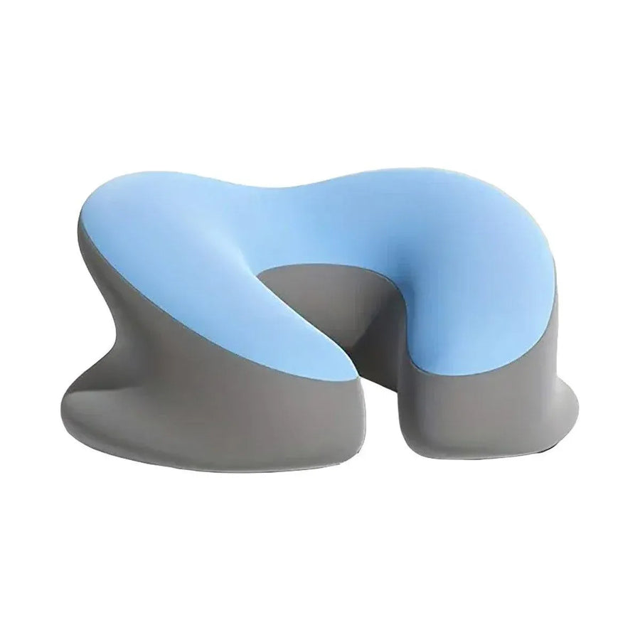 Universal Massage Table Face Cushion Pillow U Shape Head Face Down Rest Pillow - Blue