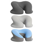 Universal Massage Table Face Cushion Pillow U Shape Head Face Down Rest Pillow - Blue