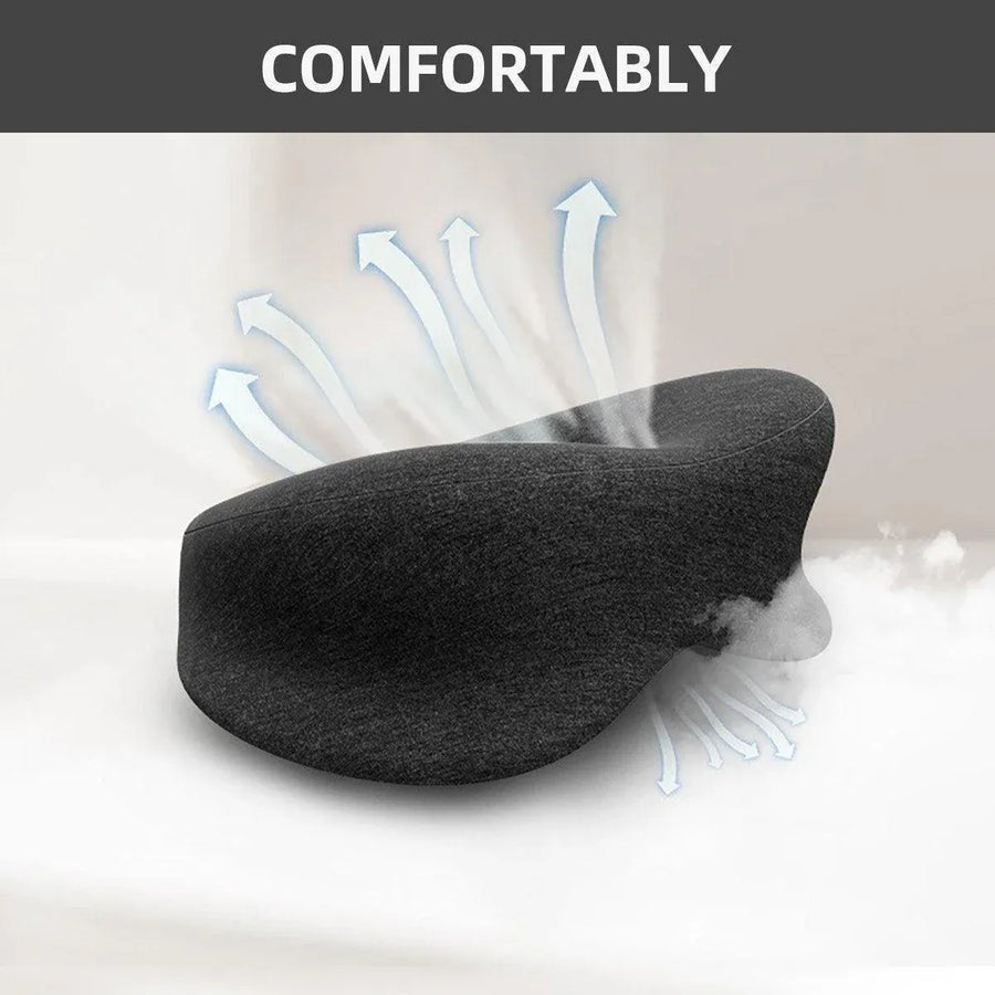 Universal Massage Table Face Cushion Pillow U Shape Head Face Down Rest Pillow - Blue